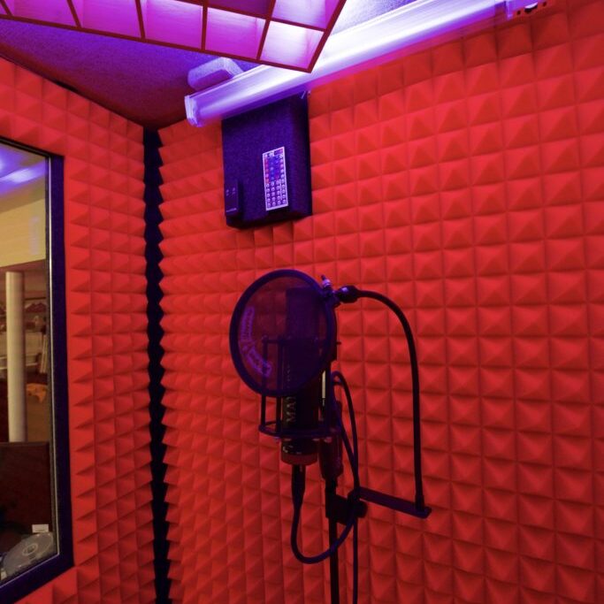 Tony Tang Productions' custom vocal booth design with Manley Cardioid Reference microphone